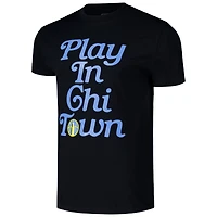 Unisex Black Chicago Sky Play T-Shirt