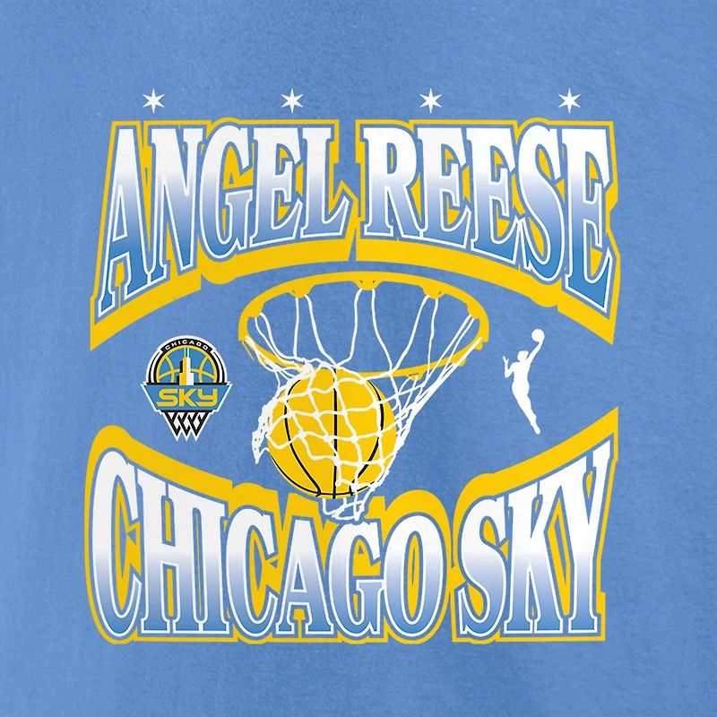 T-shirt unisexe Fanatics Angel Reese Sky Blue Chicago Wing