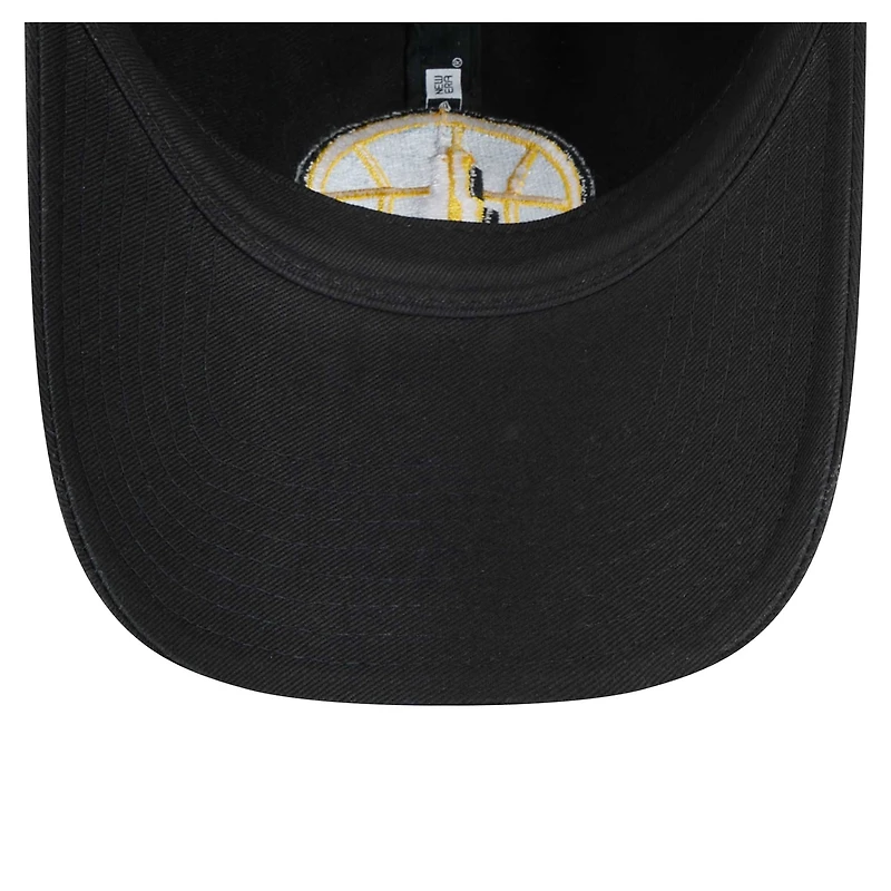 Casquette unisexe New Era Angel Reese Black Chicago Sky avec patch latéral nom et numéro 9TWENTY ajustable