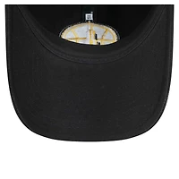 Casquette unisexe New Era Angel Reese Black Chicago Sky avec patch latéral nom et numéro 9TWENTY ajustable