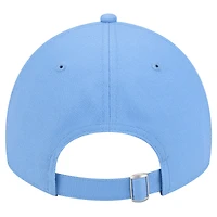Casquette réglable unisexe New Era bleu ciel Chicago Sky Core Logo 9TWENTY