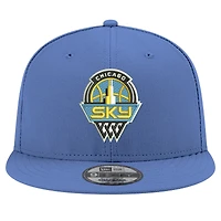 Casquette snapback unisexe New Era bleu ciel avec logo Chicago Sky 9FIFTY