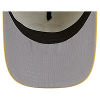Casquette de camionneur ajustable unisexe New Era 9FIFTY Chicago Sky Banner blanche/jaune en mousse sur le devant