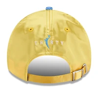 Unisex New Era Yellow/Sky Blue Chicago Sky 2026 WNBA Draft Satin Crystals Casual Classic Adjustable Hat