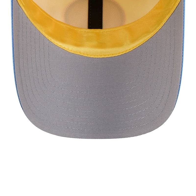 Unisex New Era Yellow/Sky Blue Chicago Sky 2026 WNBA Draft Satin Crystals Casual Classic Adjustable Hat