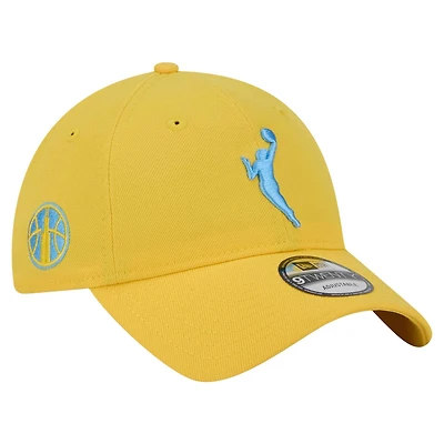 Casquette ajustable unisexe New Era jaune Chicago Sky 9TWENTY