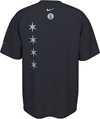 T-shirt unisexe Nike Chicago Sky noir, édition standard Rebel