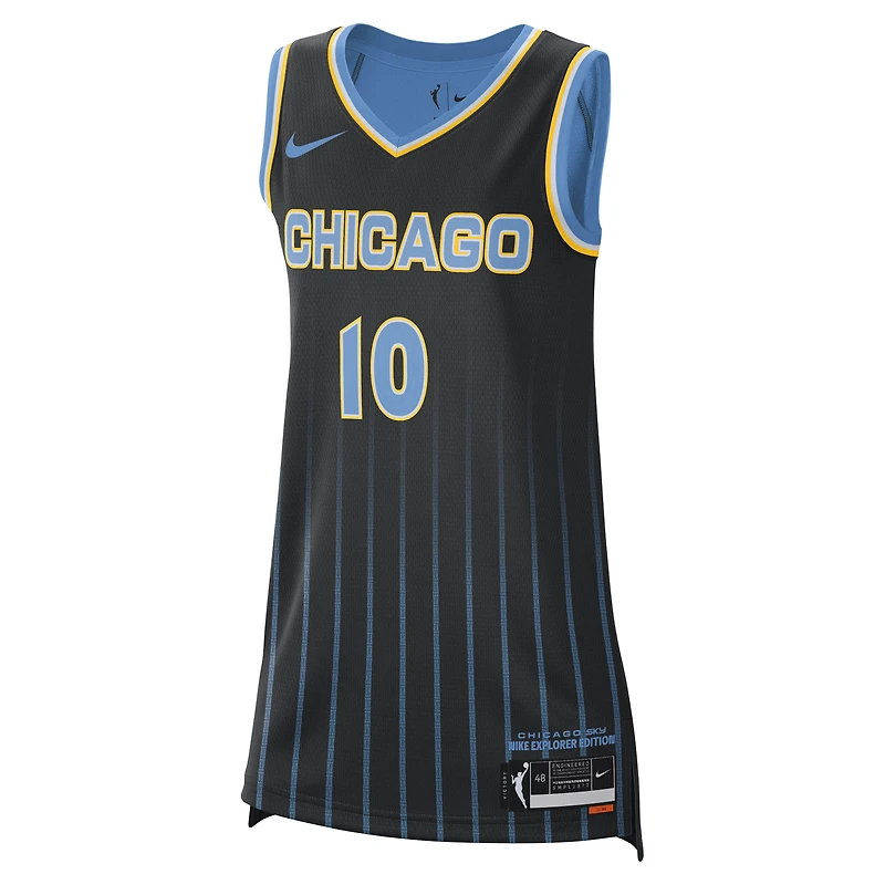 Maillot Nike Kamilla Cardoso unisexe noir Chicago Sky 2024 WNBA Draft Explorer