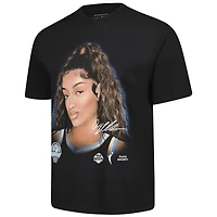 T-shirt unisexe Playa Society Angel Reese Black Chicago Sky Sketch
