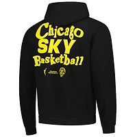 Sweat à capuche unisexe noir de l'équipe Chicago Sky Playa Society
