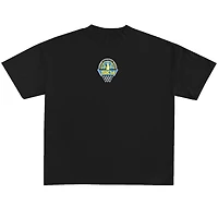 T-shirt unisexe round21 Angel Reese noir Chicago Sky 2024 WNBA Draft Player