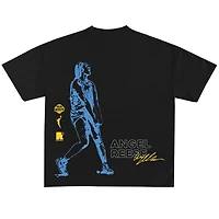 T-shirt unisexe round21 Angel Reese noir Chicago Sky 2024 WNBA Draft Player