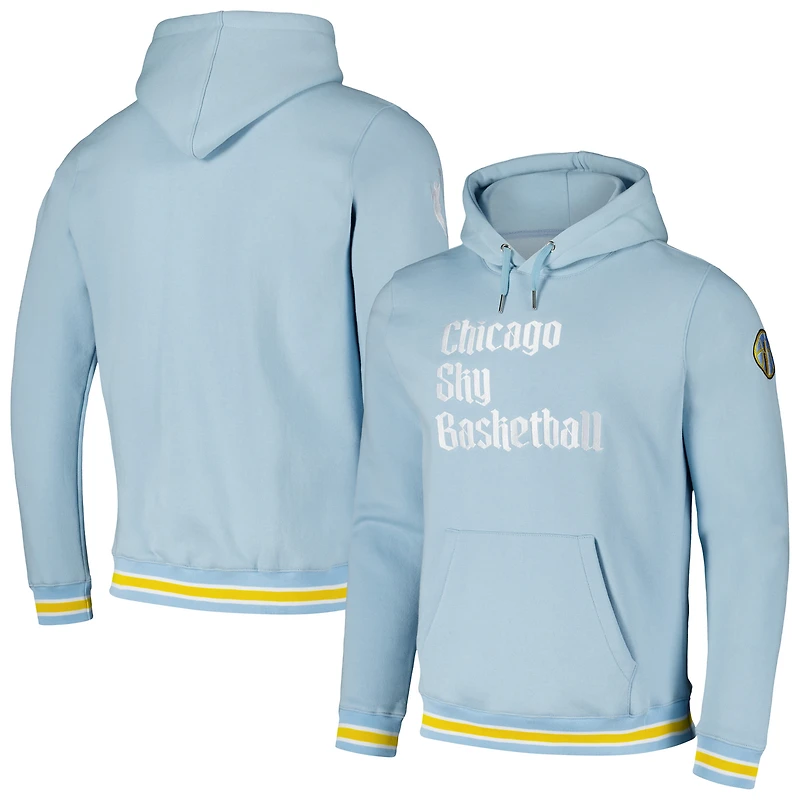 Sweat à capuche unisexe bleu ciel Chicago Sky Premium