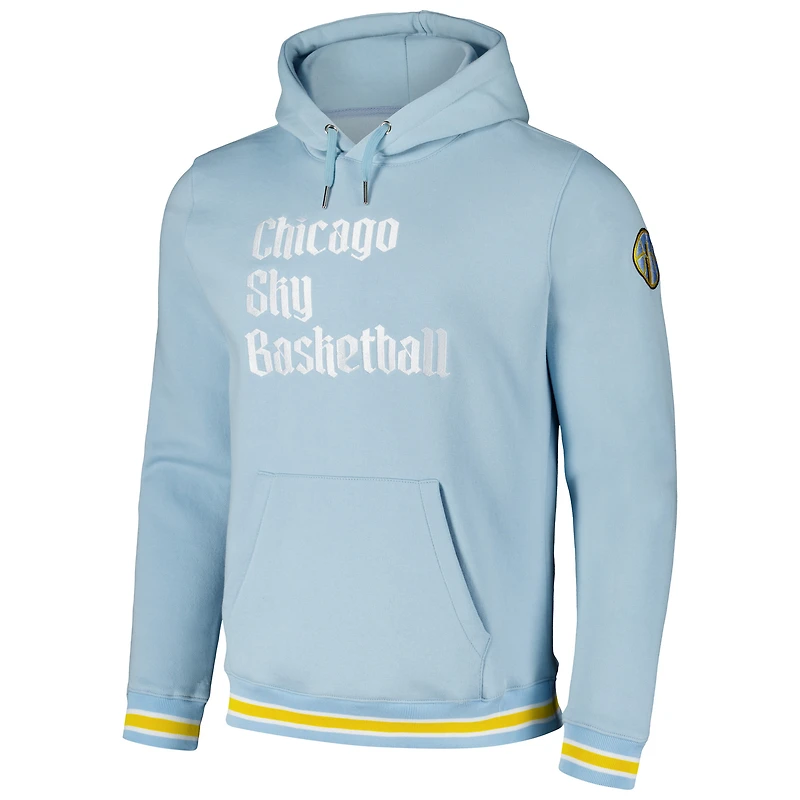 Sweat à capuche unisexe bleu ciel Chicago Sky Premium