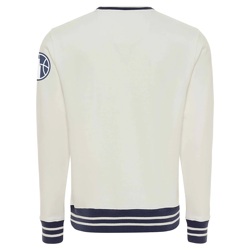 Sweat-shirt unisexe Sportiqe Cream Chicago Sky Athletic Club Collection en molleton français