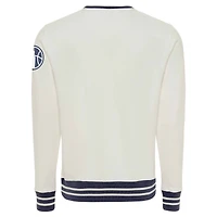Sweat-shirt unisexe Sportiqe Cream Chicago Sky Athletic Club Collection en molleton français