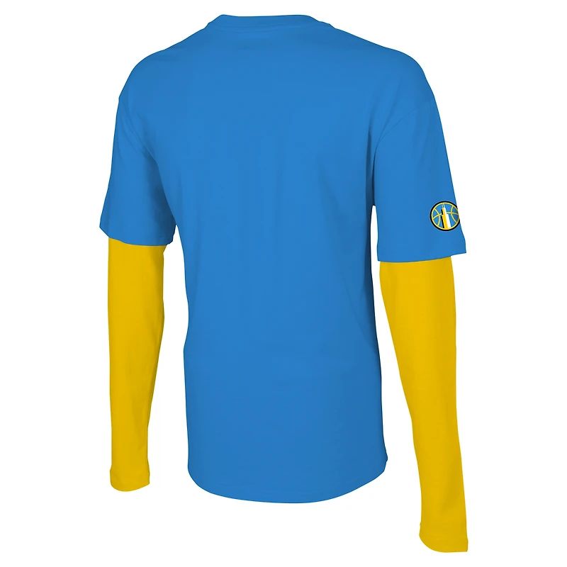 T-shirt unisexe Stadium Essentials Chicago Sky Spectator à manches longues, bleu clair