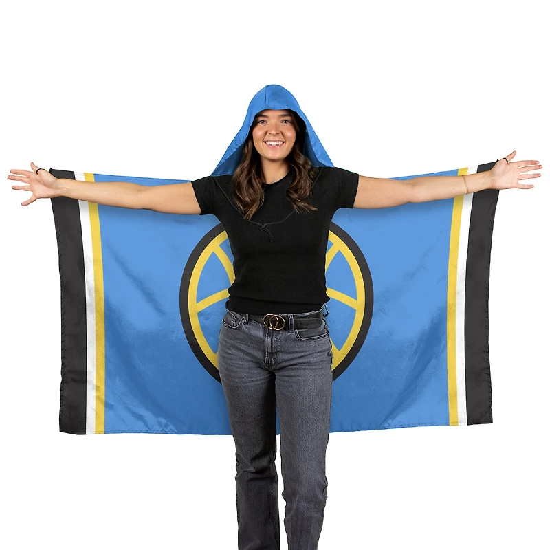 Drapeau à capuche WinCraft Chicago Sky 3' x 5'