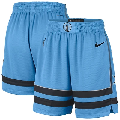 Women's Nike Sky Blue Chicago 2026 On-Court Dri-FIT Victory Shorts - Rebel Edition