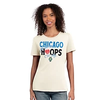 T-shirt d'avoine Starter pour femmes Chicago Sky Endzone