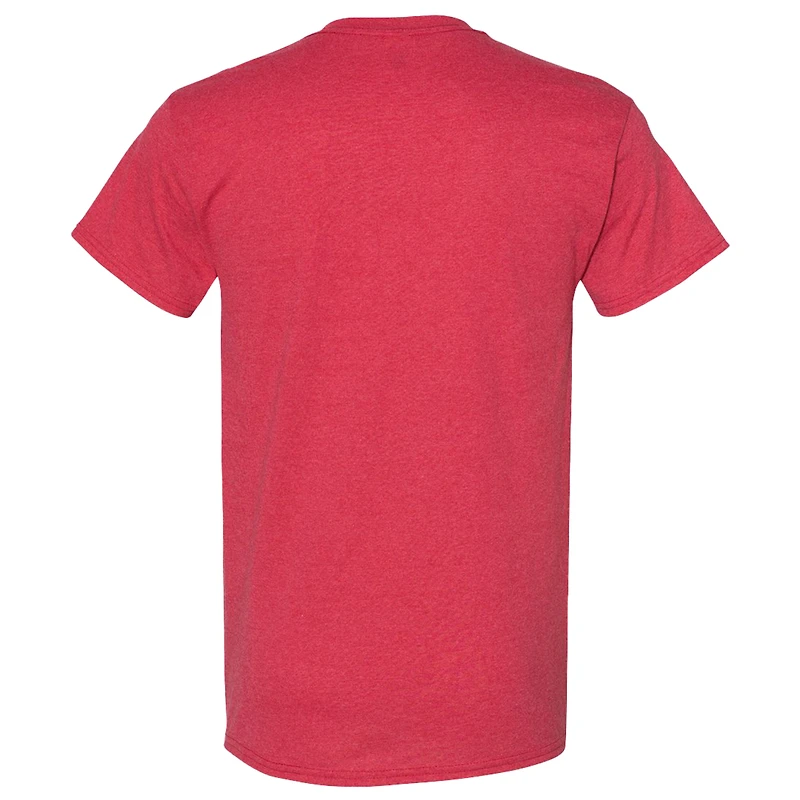 Men's NASCAR Heather Red 2025 Chicago Street Race Retro Event Logo T-Shirt