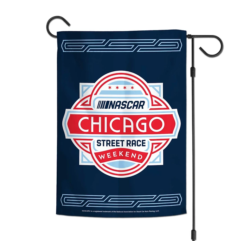 WinCraft Chicagoland Speedway Drapeau de jardin double face 12,5" x 18"