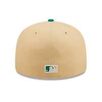 Casquette ajustée 59FIFTY Chicago White Sox Mango Forest New Era pour homme, naturel/bleu sarcelle