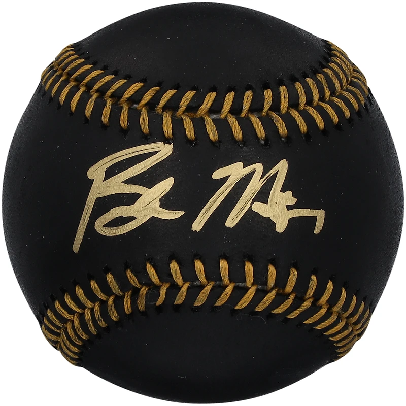 Braden Montgomery Chicago White Sox Autographed Black Leather Baseball