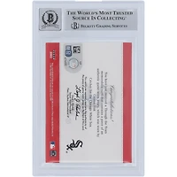 Carlton Fisk Chicago White Sox Autographed 2002 Fleer Greats of the Game Through The Years Relic #CF Beckett Fanatics Witnessed Authenticated 10 Card