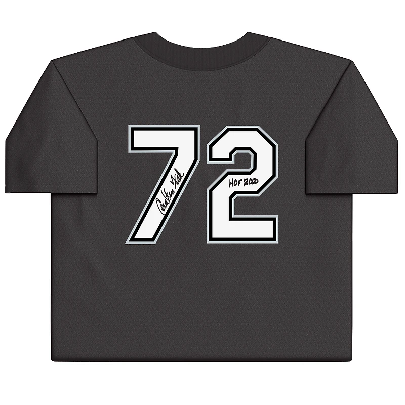 Carlton Fisk Chicago White Sox Autographed Mitchell & Ness Authentic Batting Practice Jersey with "HOF 2000" Inscription