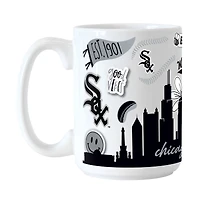 White Sox de Chicago 15 oz. Tasse en céramique indigène
