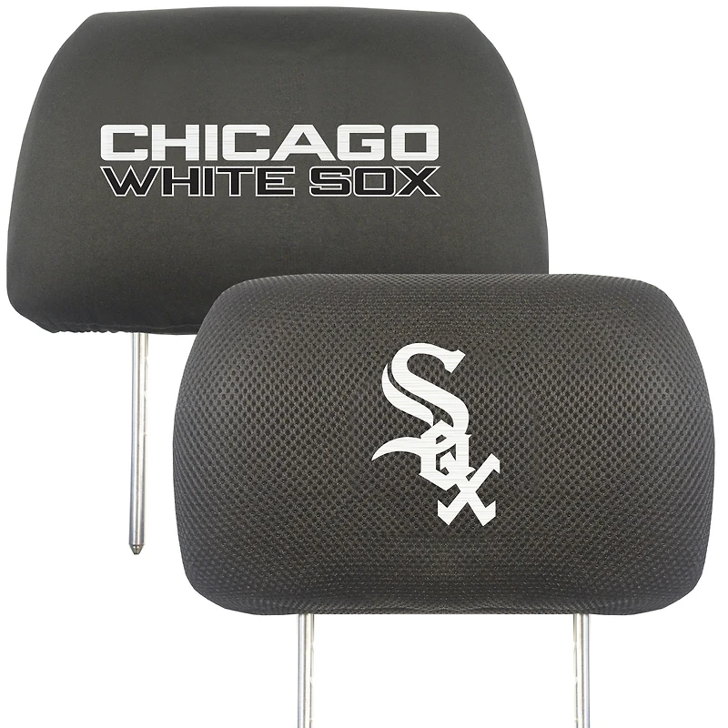 Housse d'appuie-tête de voiture Chicago White Sox