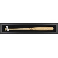 Chicago White Sox Logo Framed Wall-Mounted Single Bat Display Case - Black