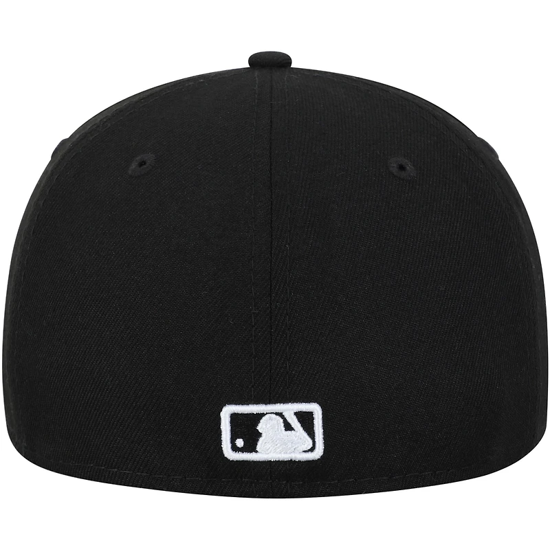 Chicago White Sox New Era B-Dub 59FIFTY Fitted Hat - Black