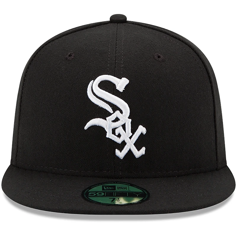 Chicago White Sox New Era Youth Game Authentic Collection On-Field 59FIFTY - Chapeau ajusté Noir