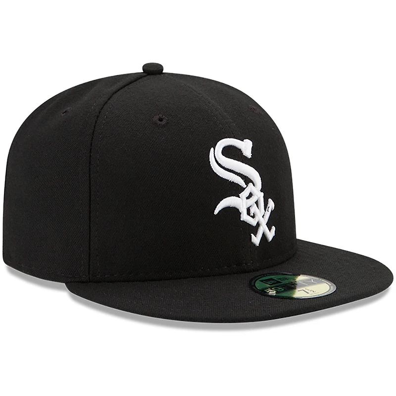 Chicago White Sox New Era Youth Game Authentic Collection On-Field 59FIFTY - Chapeau ajusté Noir
