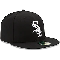 Chicago White Sox New Era Youth Game Authentic Collection On-Field 59FIFTY - Chapeau ajusté Noir