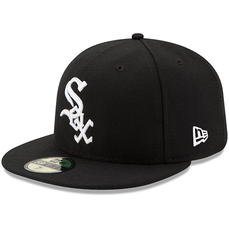 Chicago White Sox New Era Youth Game Authentic Collection On-Field 59FIFTY - Chapeau ajusté Noir