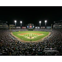 Photographie de nuit non signée des White Sox Chicago