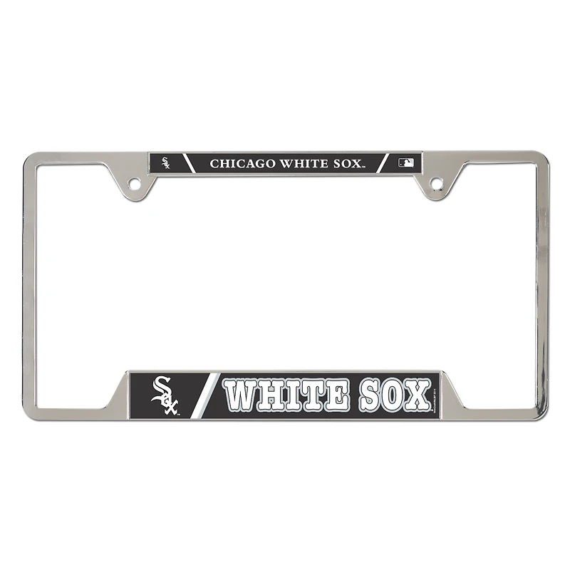 Cadre de plaque d'immatriculation en métal WinCraft des White Sox de Chicago