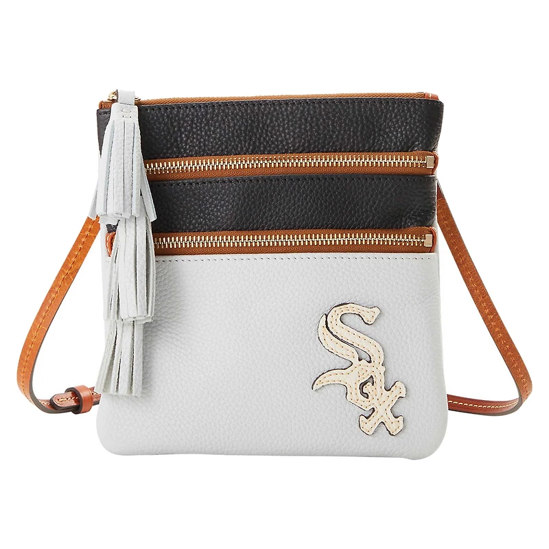 Dooney & Bourke Chicago White Sox Infield Triple Zip Crossbody Purse