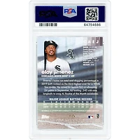 Eloy Jimenez Chicago White Sox Autographed 2020 Topps Stadium Club Shimmer Refractor #CA-EJ #1/5 PSA Authenticated 9 Card