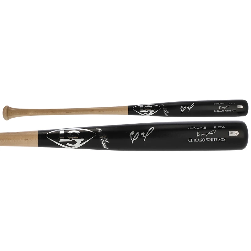 Batte de baseball Louisville Slugger autographiée par Eloy Jimenez des Chicago White Sox
