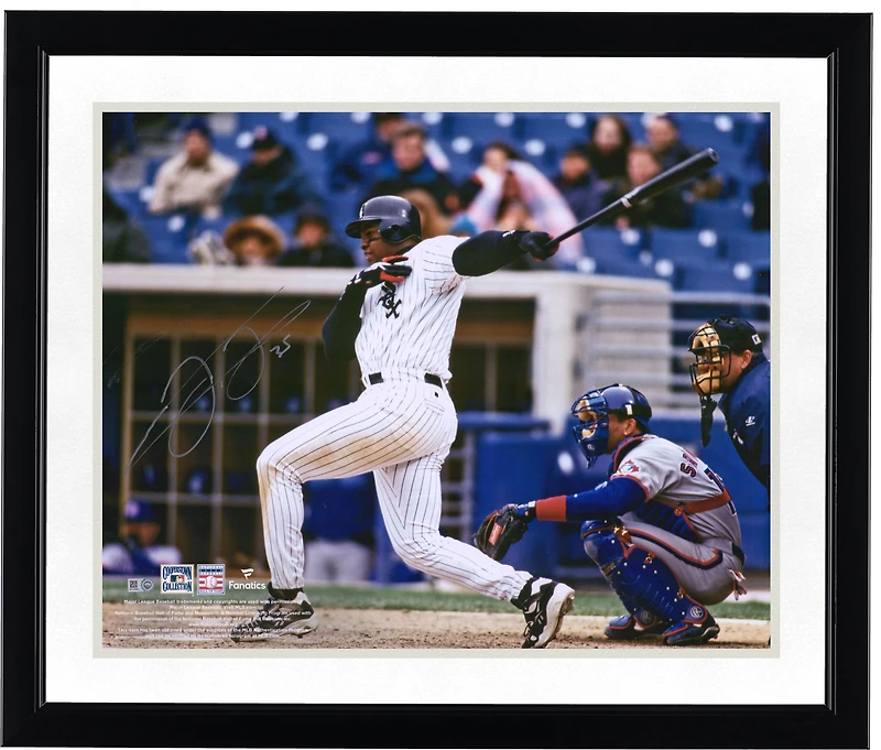 Frank Thomas Chicago White Sox Autographed 16" x 20" Hitting Photograph