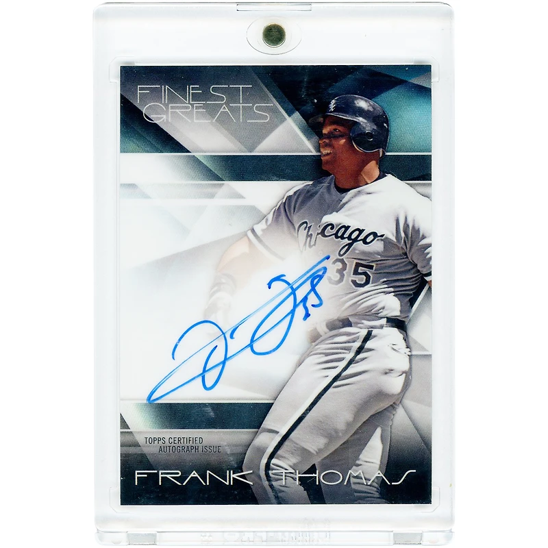 Frank Thomas Chicago White Sox Autographed 2015 Topps Finest Greats Refractor #FGA-FT Card