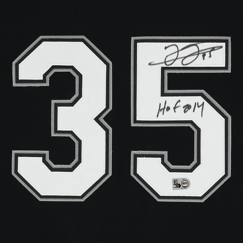 Frank Thomas Chicago White Sox Autographed Black Mitchell & Ness Batting Practice Jersey with "HOF 2014" Inscriptions