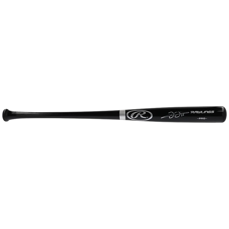 Batte de baseball professionnelle Rawlings noire autographiée par Frank Thomas des Chicago White Sox
