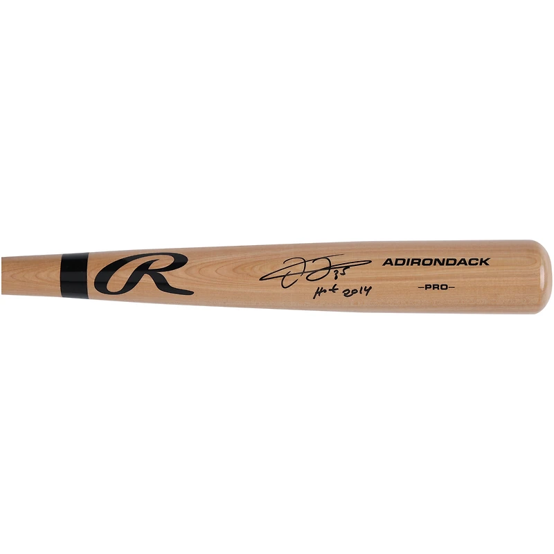 Frank Thomas Chicago White Sox Autographed Blonde Rawlings Adirondack Pro Bat with "HOF 2014" Inscription
