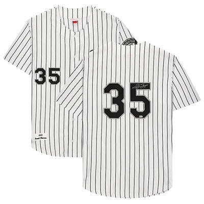 Maillot authentique Mitchell & Ness autographié par Frank Thomas Chicago White Sox