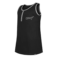 Débardeur New Era pour fille noir Chicago White Sox Henley